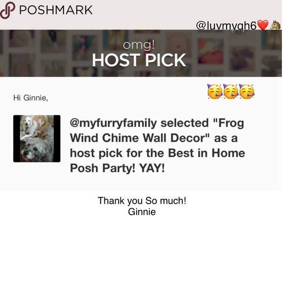 Frog Wind Chime Wall Decor🎉HP🎉 - Picture 3 of 3